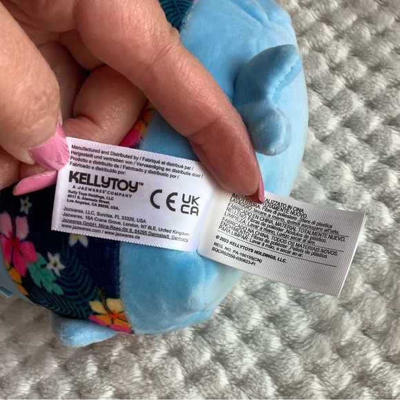 Kellytoy Squishmallows Plush Rey the Shark in Hawaiian Shirt Stuffed Animal Toy - Picture 10 of 11